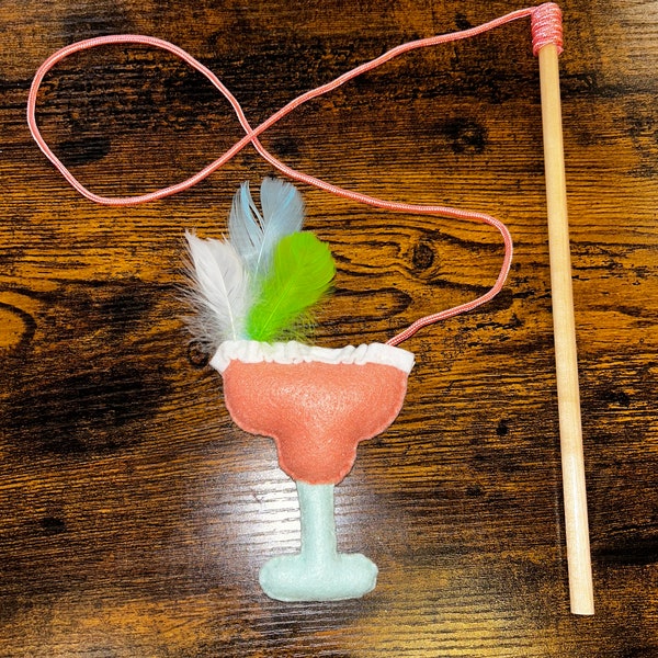 Flying Margarita Cat Toy Wand