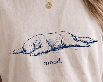 Grappig shirt golden retriever, T-shirt hondenstemming, gouden T-shirt zijoog, herkenbaar hondenshirt, leuk hondenliefhebber cadeau