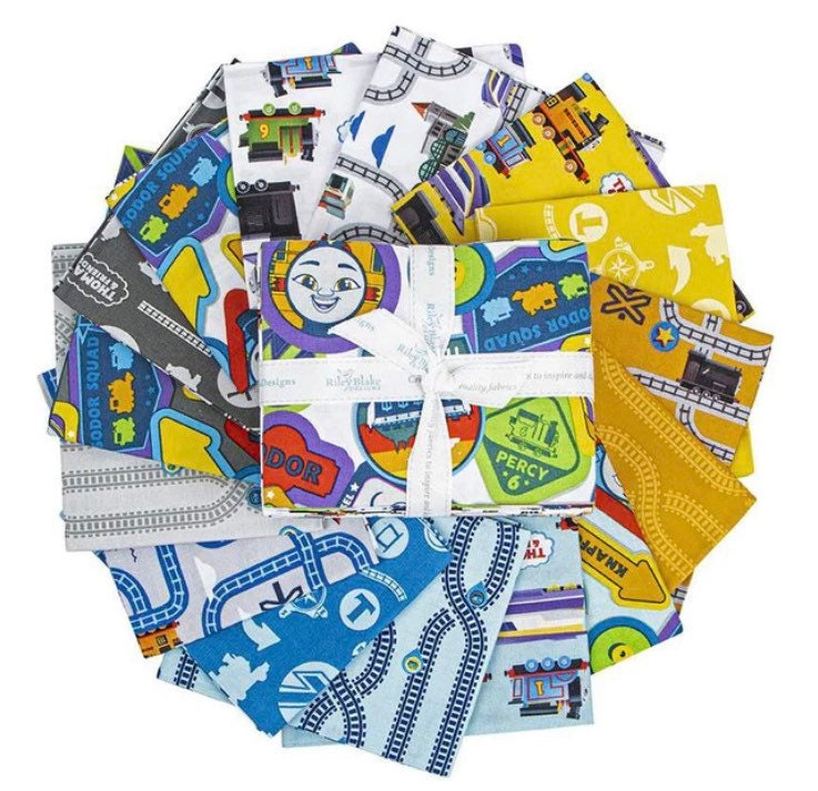 Thomas and Friends Full Steam Ahead Riley Blake Fat - Etsy