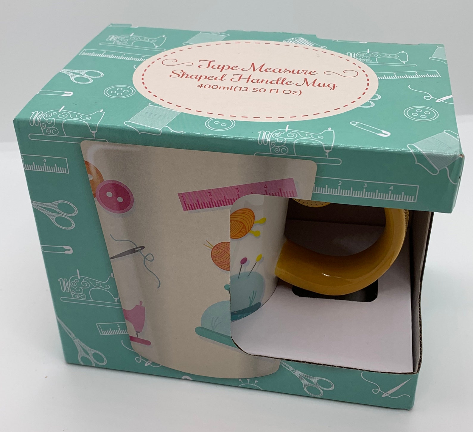 Tape Measure Shaped Handle Mug Scissors Shaped Handle Mug Etsy