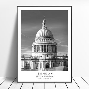 London Travel Print Black and White London Poster London Poster London Wall Print