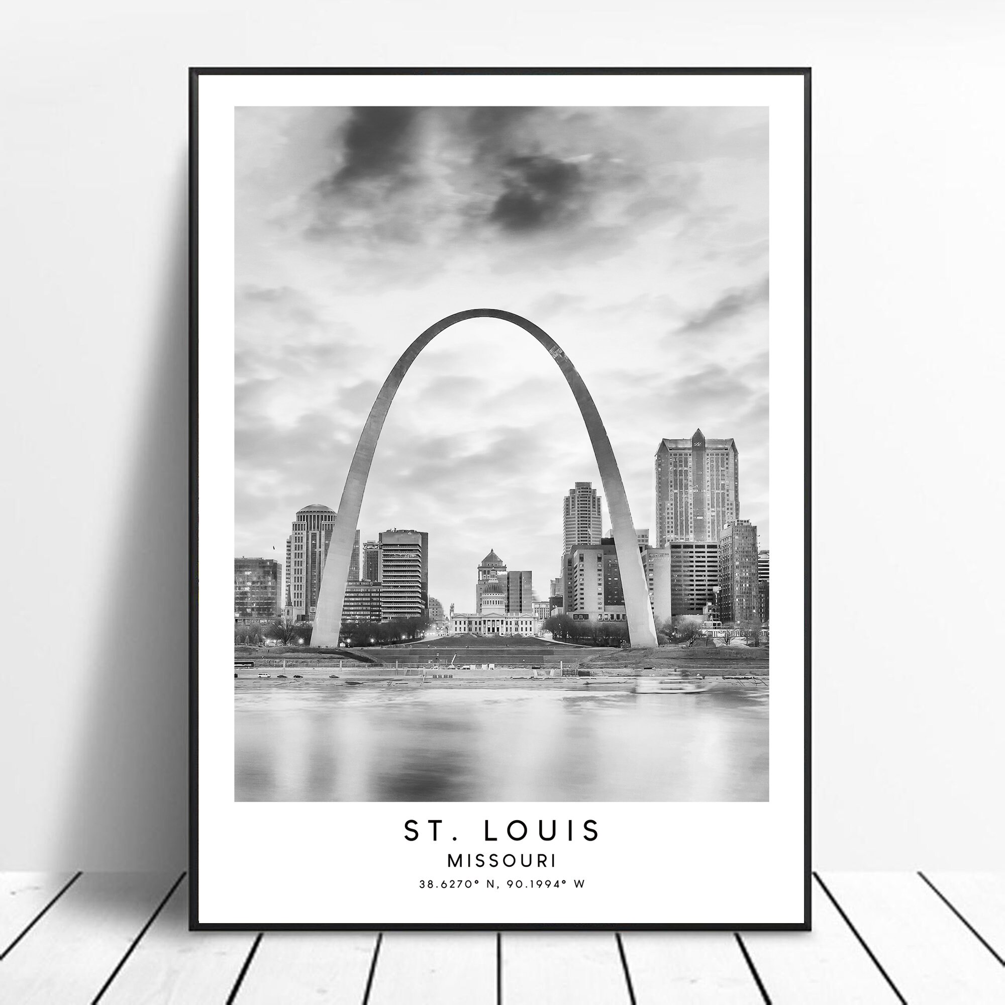 St Louis Missouri Print St Louis Wall Art St Louis Wall Print St. Louis Poster Minimalist St Louis Travel Print St Louis Art Print Gift Art