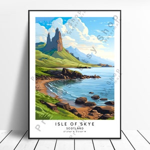 Isle of Skye Print Isle of Skye Poster Isle of Skye Wall Art Isle of Skye Print Scotland Travel Print Skye Home Décor Skye Gift Print