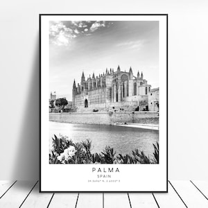 Palma City Print Palma Spain Wall Art Palma Poster Minimalista Palma de Mallorca Home Décor Palma Print Palma Travel Print Palma Gift Art