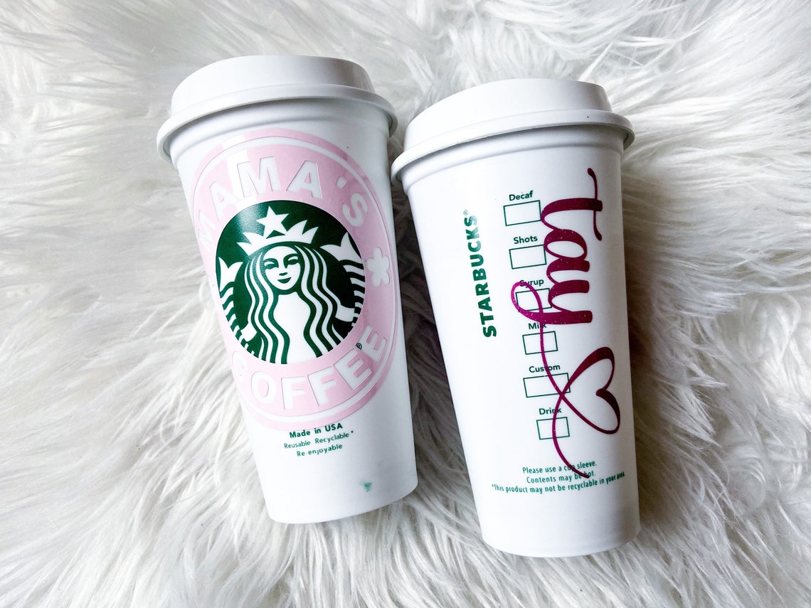 Mothers Day Customized Starbucks Coffee Cups/Custom Etsy
