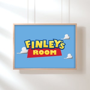 Custom | A5 | A4 | A3 | Print | Toy Story Inspired Picture | Personalised Wall Decoration | Printed Boys Poster | Bedroom Ideas
