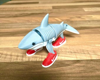 Tralalero Italiaanse Brainrot Geleed Beeldje Viraal TikTok Viral Meme Fans Collectible Trend Verplaatsbaar 3D-geprint haaienspeelgoed Leuk cadeau