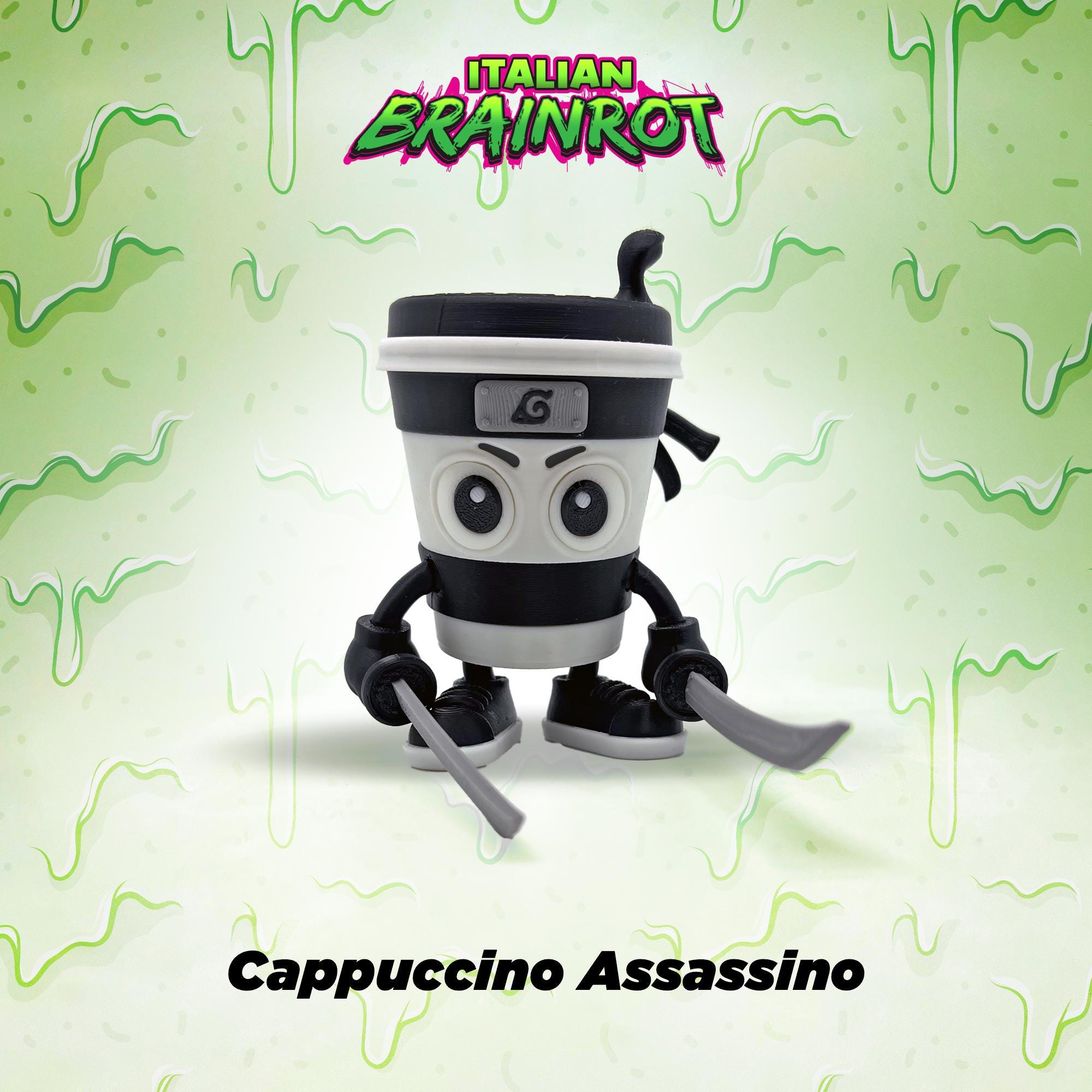 カプチーノアサシーノ イタリアンブレインロット 関節式フィギュア