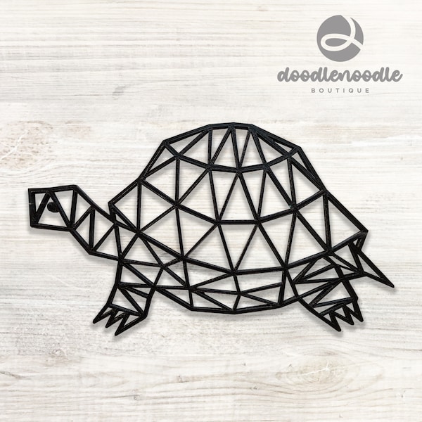 Tortoise Coaster | Geometric Design | Flexible Material | Home Decor | Animal Coasters | Gift
