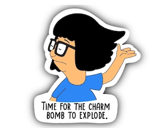 Bob’s Burgers inspired TINA  BELCHER Water Resistant  Vinyl Sticker