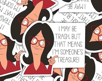 Bob’s Burgers inspired LINDA  BELCHER Water Resistant  Vinyl Sticker