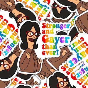 Bob’s Burgers inspired LINDA  BELCHER Water Resistant  Vinyl Sticker
