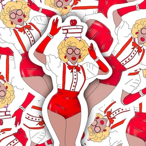Ru Paul’s Drag Race inspired sticker Trixie Mattel DRAG QUEEN