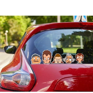 Bobs Burgers inspired waterproof vinyl stickers | Car window decals |  Friends of the Belchers