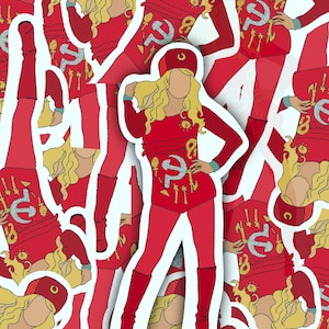 Ru Paul’s Drag Race inspired sticker KATYA entrance look