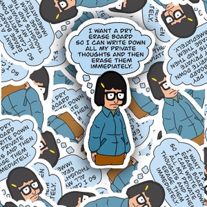 Wooden Bob's Burgers Tina Belcher Pin – Bites & Brushes Aug