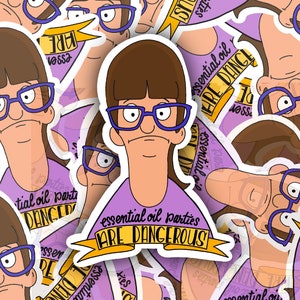 Bob’s Burgers inspiré Gayle HUILES ESSENTIELLES Autocollant en vinyle résistant à l’eau