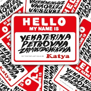 Ru Paul’s Drag Race inspired sticker KATYA