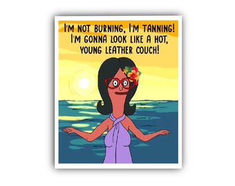 Bob’s Burgers inspired LINDA BELCHER Water Resistant  Vinyl Sticker
