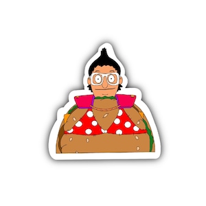 Gene Belcher Bob’s Burgers MOVIE inspired Water Resistant Vinyl Sticker