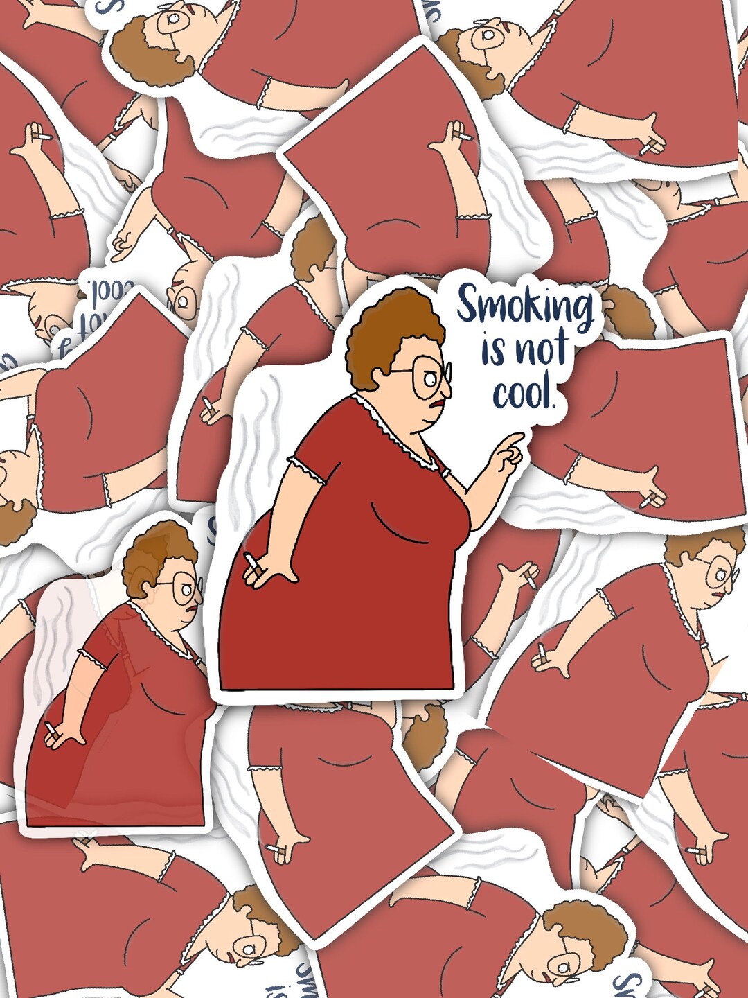 Bobs Burgers Inspired Ms Labonz Water Resistant Vinyl Sticker Etsy