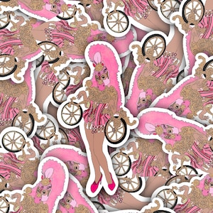 Ru Paul’s Drag Race inspired sticker LADY CAMDEN finale look  season 14