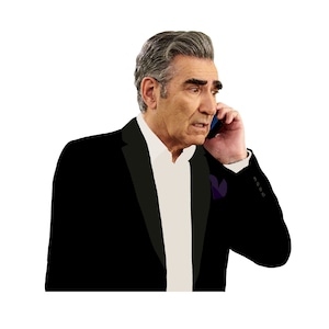 Schitt’s Creek Water Resistant Vinyl Sticker Johnny Rose