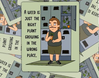Bob’s Burgers inspired ZEKE Water Resistant  Vinyl Sticker