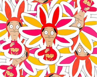 Louise Belcher Bob’s Burgers MOVIE inspired Water Resistant Vinyl Sticker