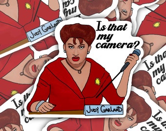 Is That My Camera? Drag Race sticker Ru Paul’s Drag Race inspired Jinkx Monsoon as Judy Garland in Snatch Game All Stars Season 7