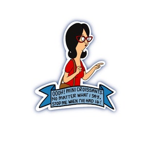 Bob’s Burgers inspired LINDA BELCHER Water Resistant  Vinyl Sticker