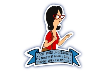 Bob’s Burgers inspired LINDA BELCHER Water Resistant  Vinyl Sticker
