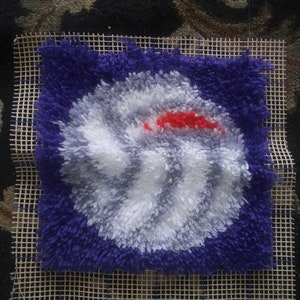 volleyball finished  latch  hook