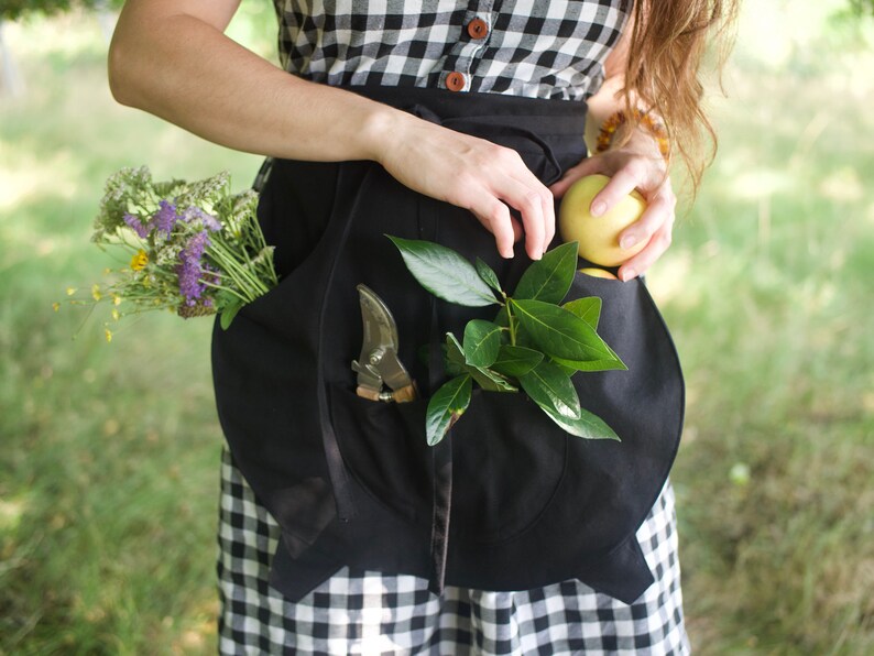 Forager Witch Cauldron Apron MADE TO ORDER | Etsy