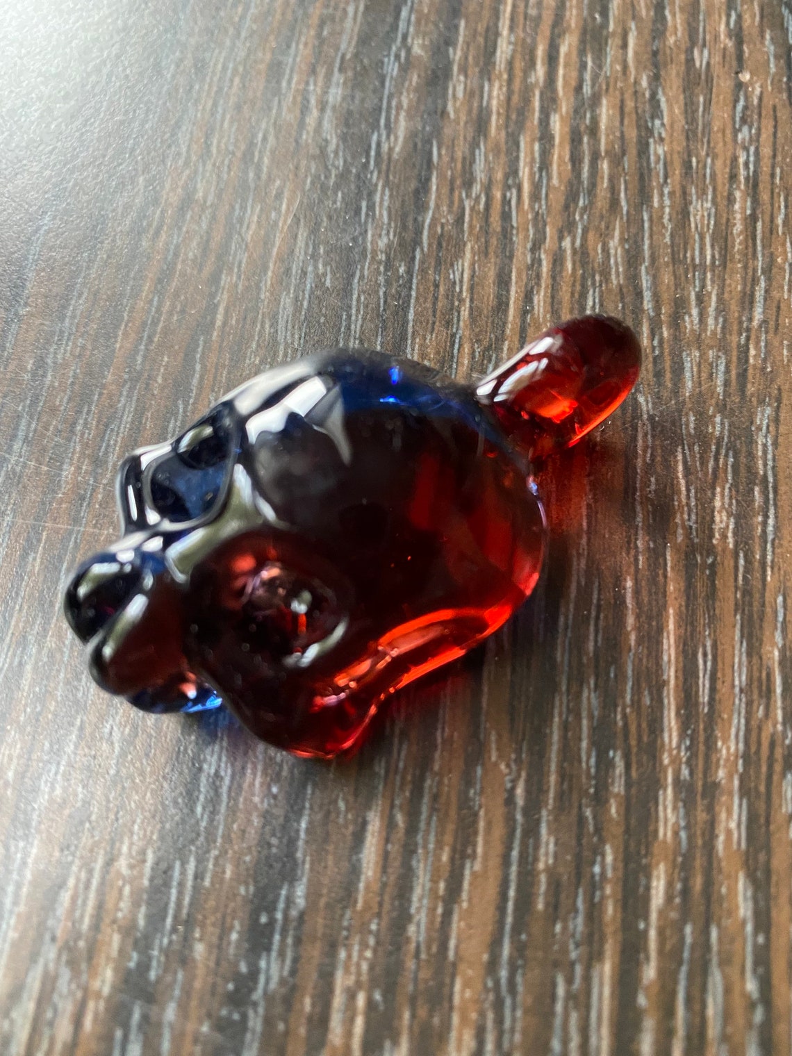 Handmade Unique Glass Skull PendantUniqueChristmas  Etsy