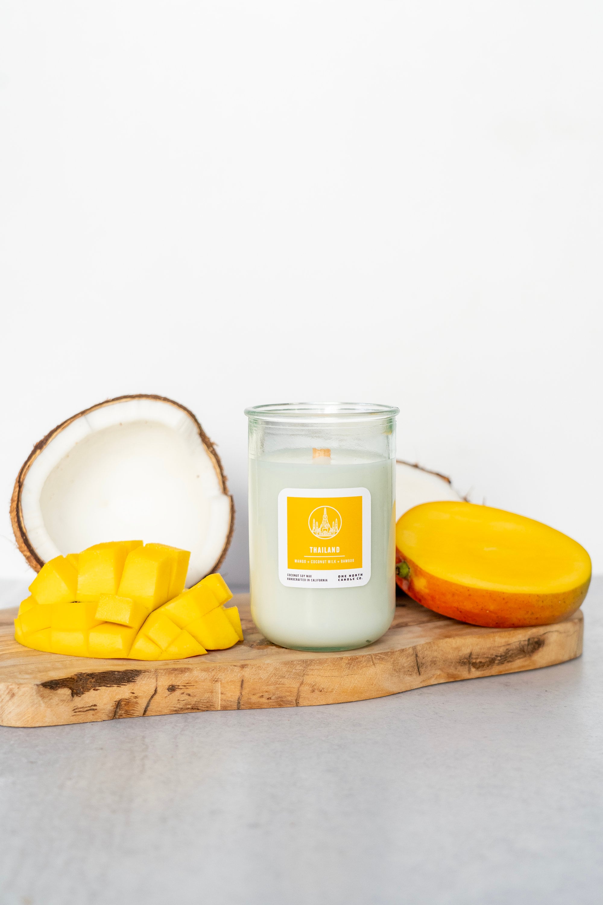 Mango and Coconut 12 oz Candle - Home Decor and Gifts main image 0