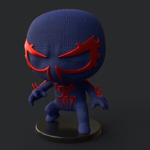 Figurine Custom Secret Wars – Spiderman 2099 – Style Vintage Mattel – Fan Art Résine