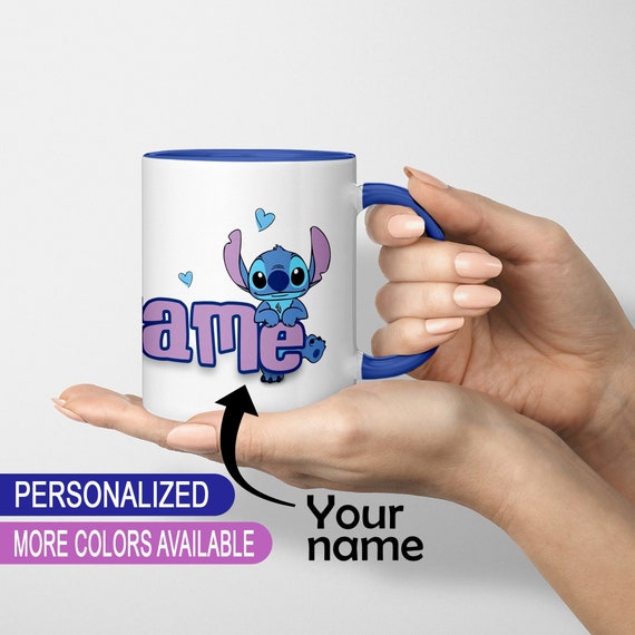 Personalized Disney Lilo and Stitch Coffee Mug, Cute Gift for Her