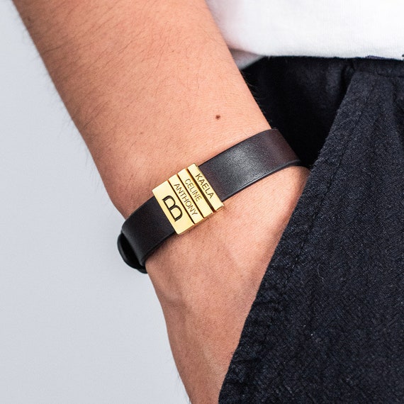 Dad 2024 engraved bracelet