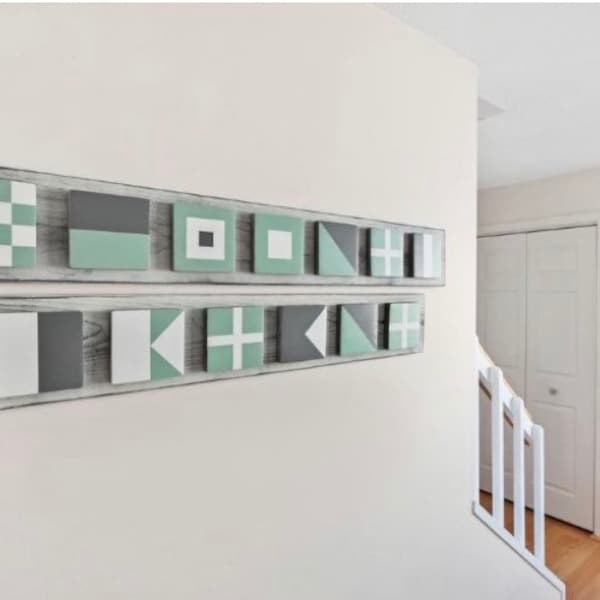 Coastal Flag Wall Decor Etsy