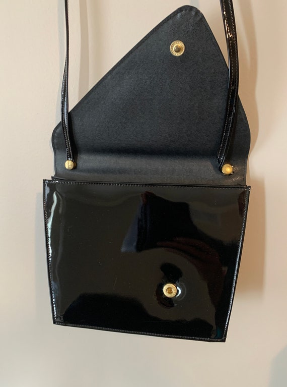 Black Shoulder Bag, Vintage Cabrelli Canada Handb… - image 10