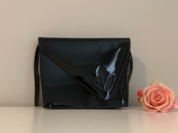 Black Shoulder Bag, Vintage Cabrelli Canada Handb… - image 1