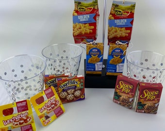 Mini brand earrings/fry earrings/Mac n cheese earrings/lunchable earrings/bagel bite earrings/stove top earrings/mini brands