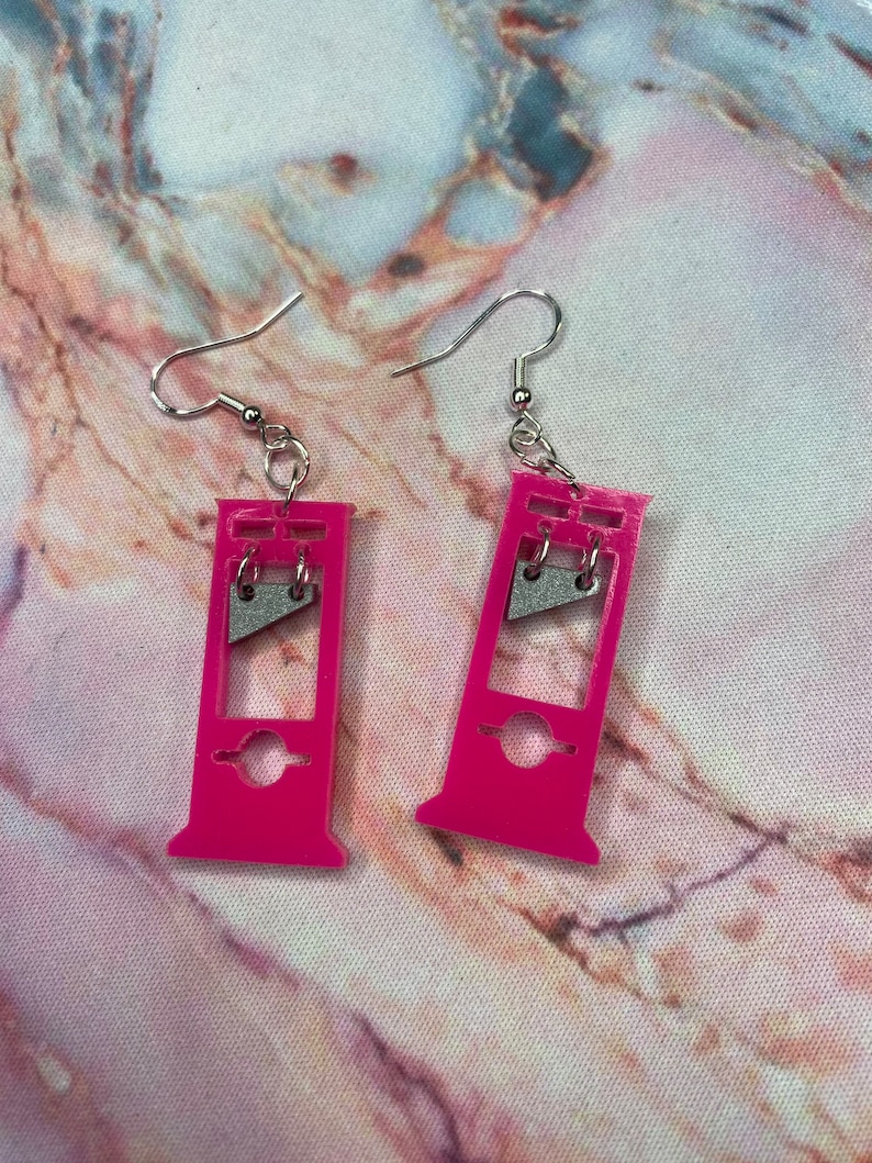 Guillotine Earrings/novelty Earrings/statement Etsy