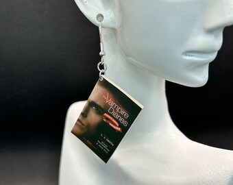 Book earrings,earrings for readers, teacher earrings, book jewelry