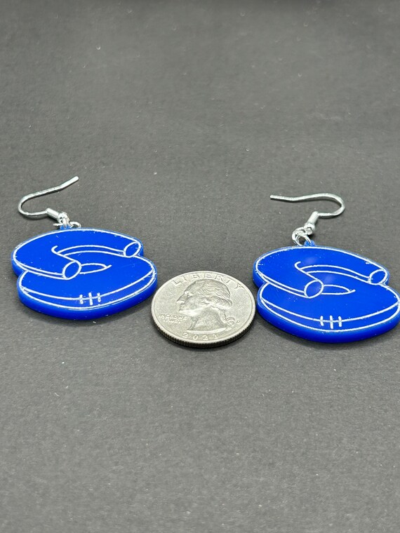 Retro Blow up Chair Earrings 80s 90s Blow up Chair Dangle