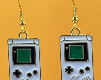 Video game earrings, Gameboy earrings,gamer earrings
