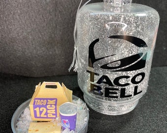 Taco  Christmas ornament,personalized Christmas ornament, Fast food Christmas ornament