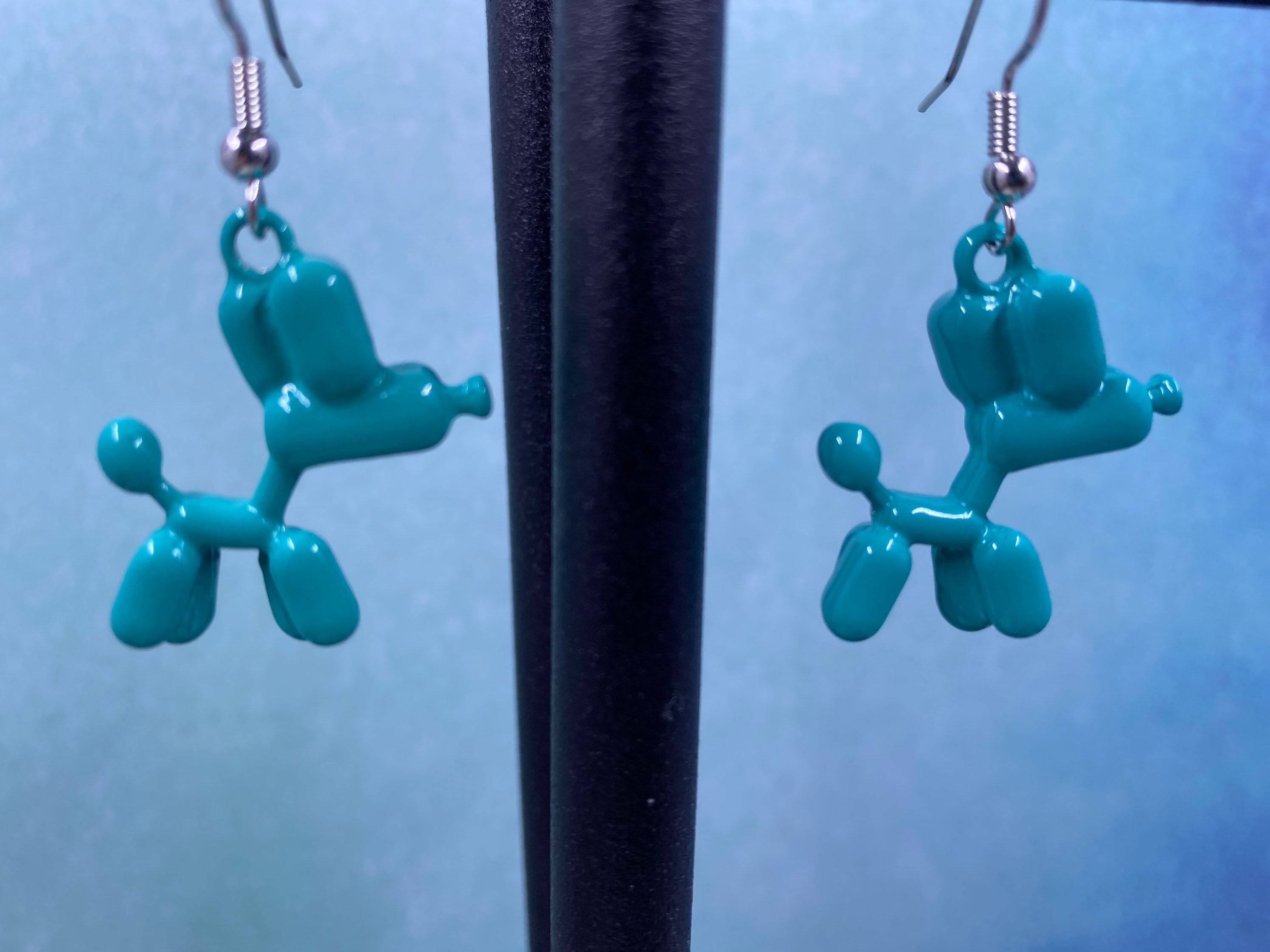 Dog earrings/ balloon earrings/balloon dog earrings/birthday Etsy