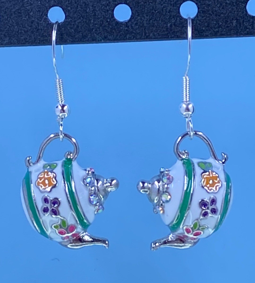 Tea Pot Earringstea Potshot Tea Earrings Etsy